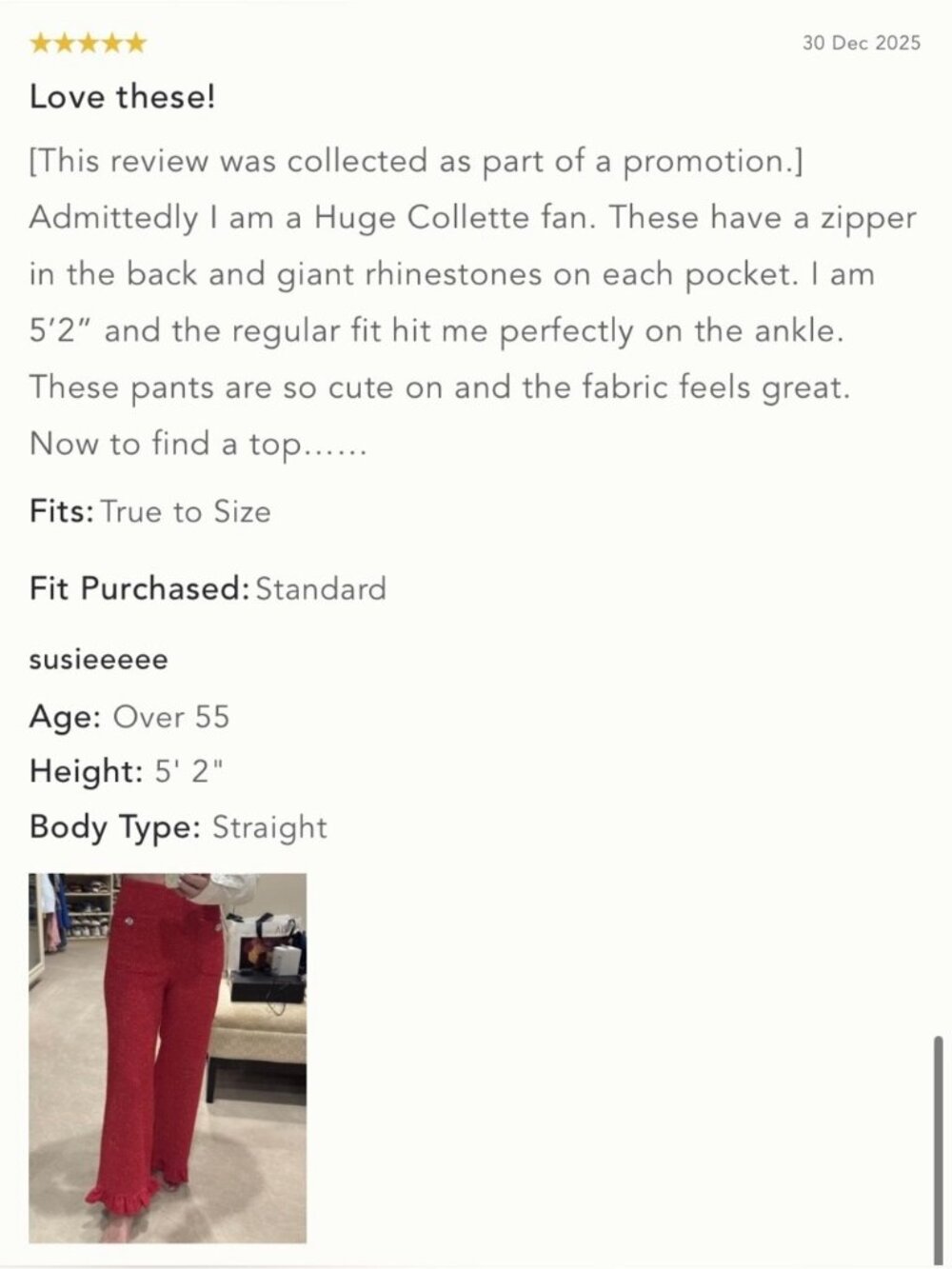 NWT Size 30 -The Colette Crop Tweed Ruffle-Hem Trousers by Maeve (US$ 158) - Picture 8 of 16